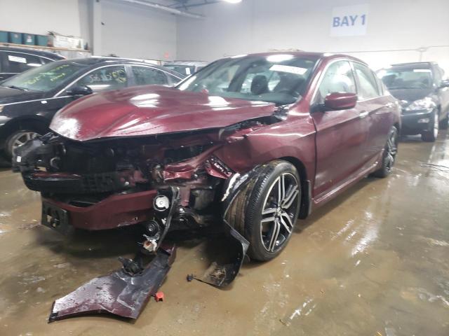 Изображение 1 2017 HONDA ACCORD SPORT 2017 с VIN 1HGCR2F55HA015411
