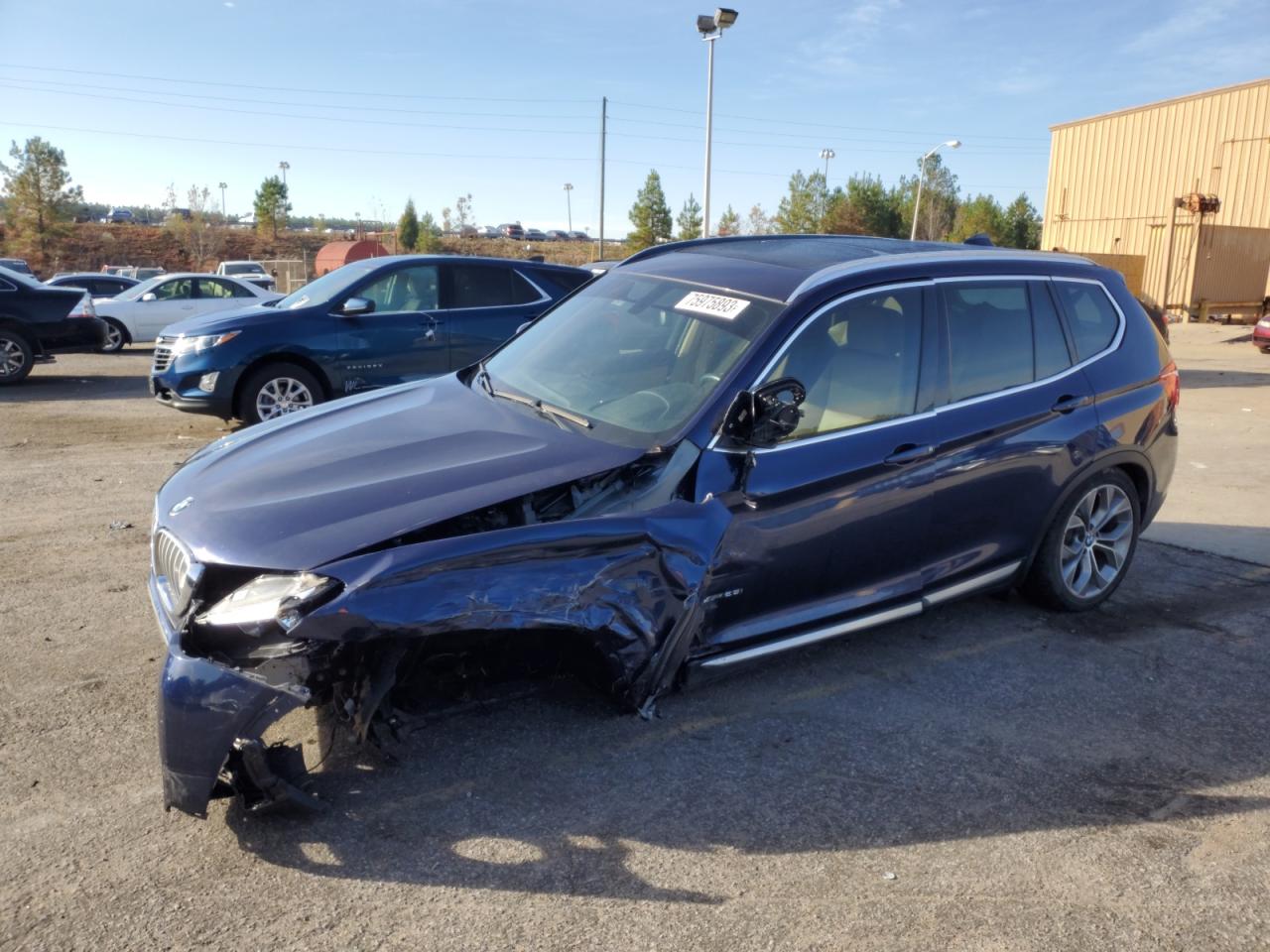 Изображение 1 2016 BMW X3 XDRIVE28I 2016 с VIN 5UXWX9C56G0D83407