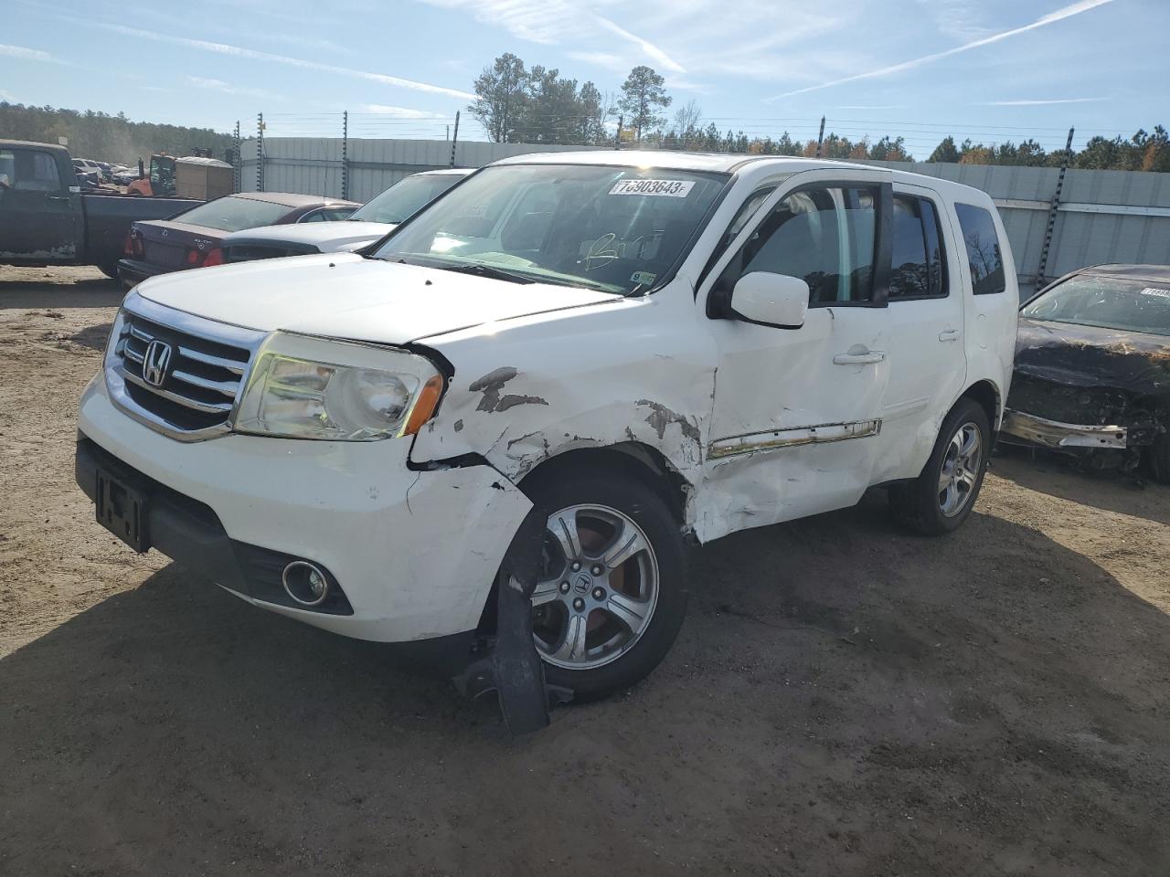 Obraz 2013 HONDA PILOT EXL 2013