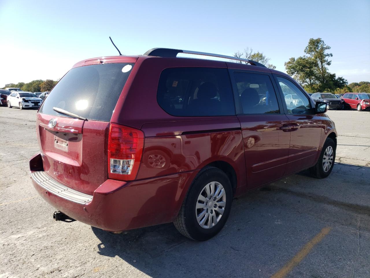Obraz 3 z 2012 KIA SEDONA LX 2012 z VIN KNDMG4C79C6433234