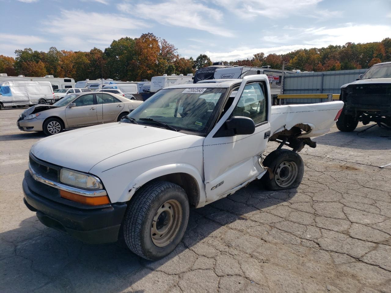 Image 1 of 2002 CHEVROLET S TRUCK S10 2002 with VIN 1GCCS145928202908
