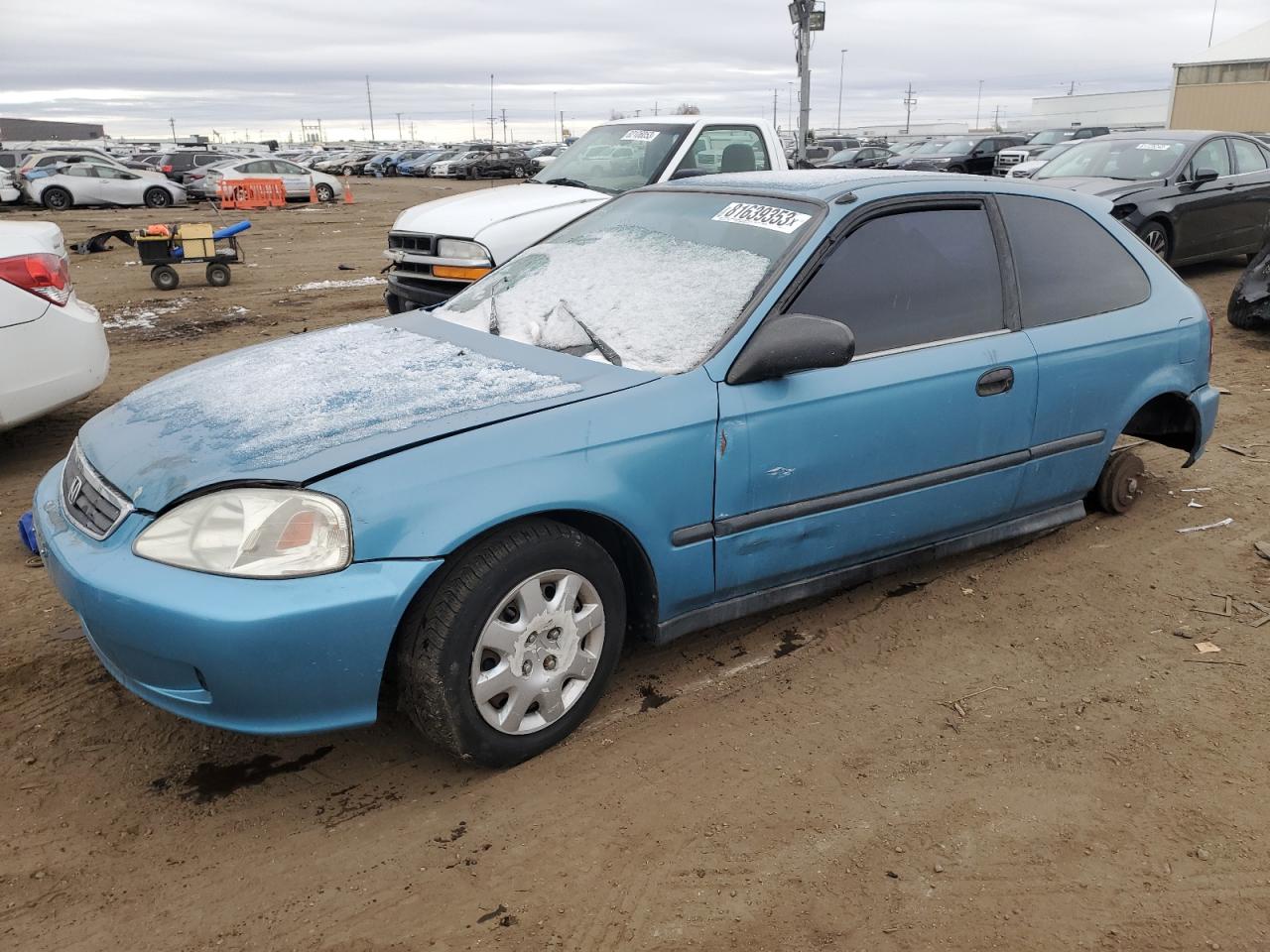Image 1 of 1999 HONDA CIVIC DX 1999 with VIN 2HGEJ6340XH101955