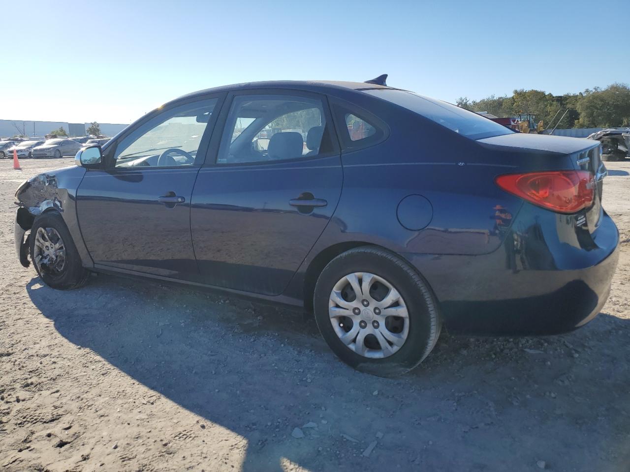 Image 2 of 2010 HYUNDAI ELANTRA BLUE 2010 with VIN KMHDU4AD5AU839288