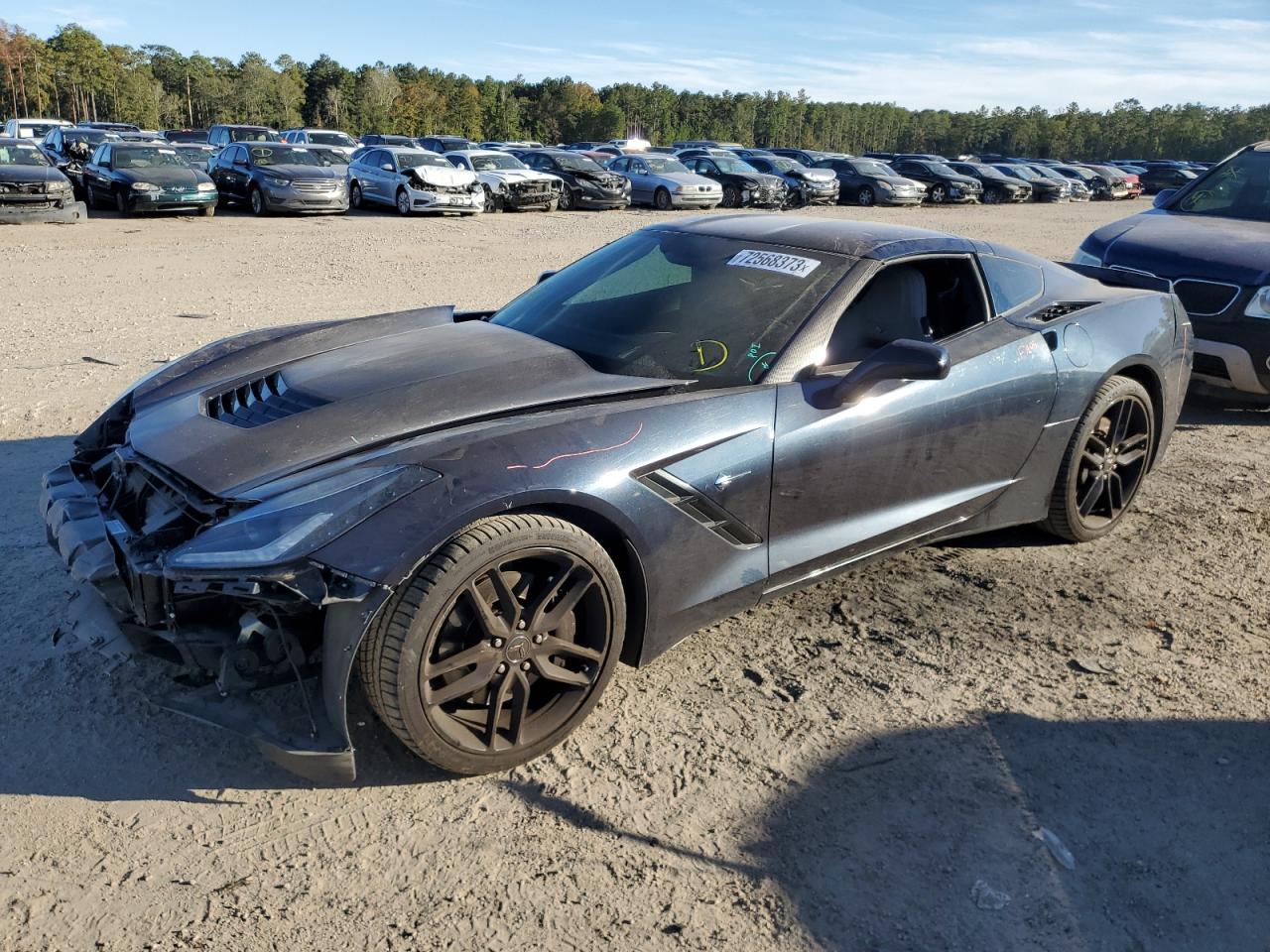 Image 1 of 2014 CHEVROLET CORVETTE STINGRAY Z51 2LT 2014 with VIN 1G1YJ2D78E5115497