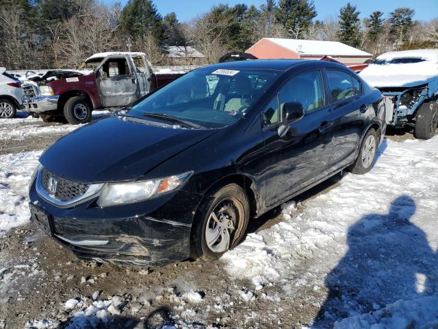 Image 1 of 2013 HONDA CIVIC LX 2013 with VIN 2HGFB2F59DH572416