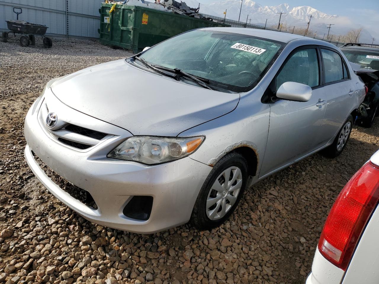 Image 1 of 2011 TOYOTA COROLLA BASE 2011 with VIN 2T1BU4EE2BC587450