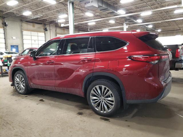 Изображение 2 2021 TOYOTA HIGHLANDER HYBRID PLATINUM 2021 с VIN 5TDEBRCH9MS035032