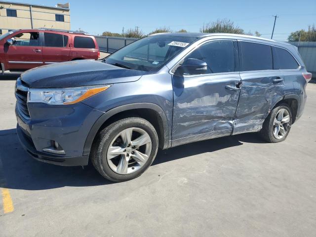 Image 1 of 2014 TOYOTA HIGHLANDER LIMITED 2014 with VIN 5TDYKRFH4ES028189