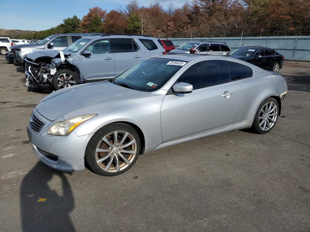 Image 1 of 2008 INFINITI G37 BASE 2008 with VIN JNKCV64E98M107588