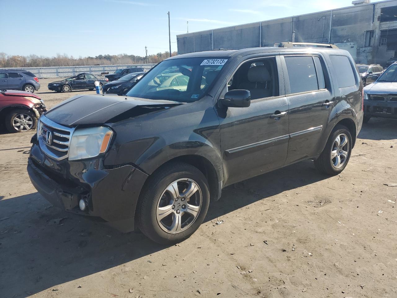 Изображение 1 2015 HONDA PILOT EXL 2015 с VIN 5FNYF3H55FB010634