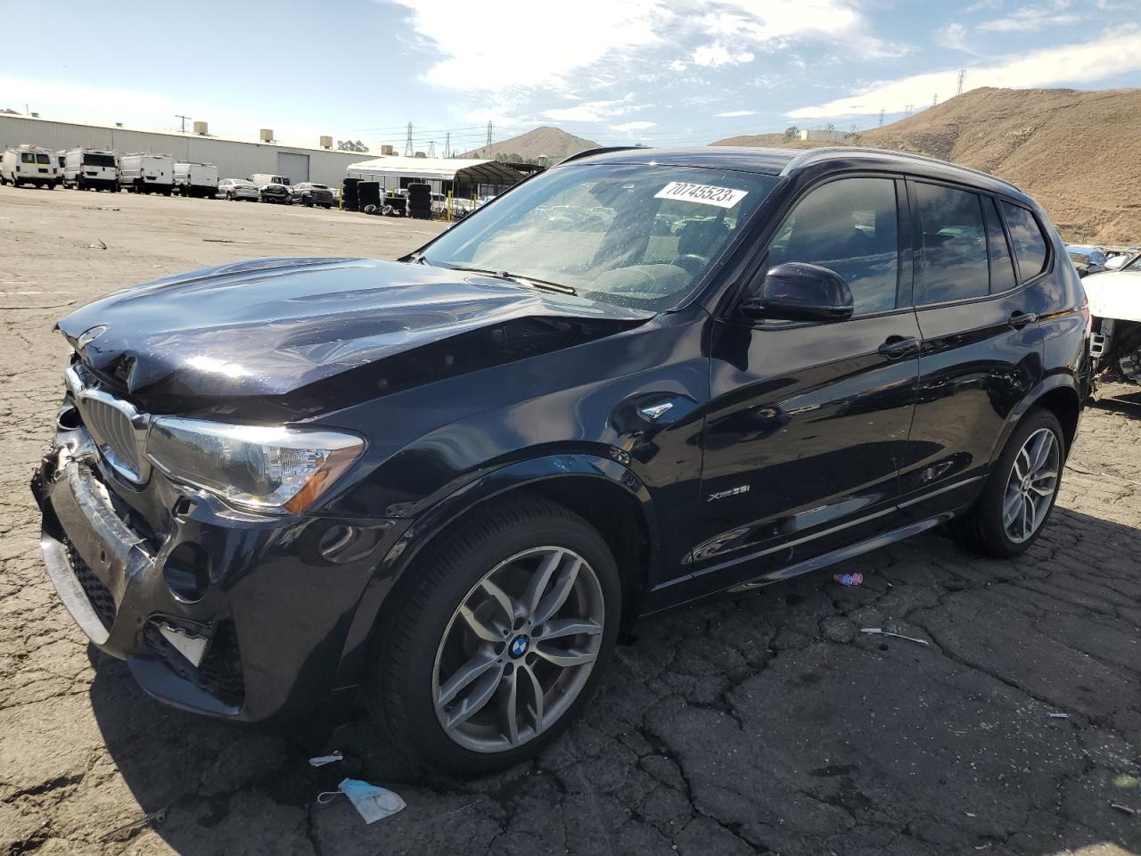 Image 1 of 2017 BMW X3 XDRIVE35I 2017 with VIN 5UXWX7C59H0U41075
