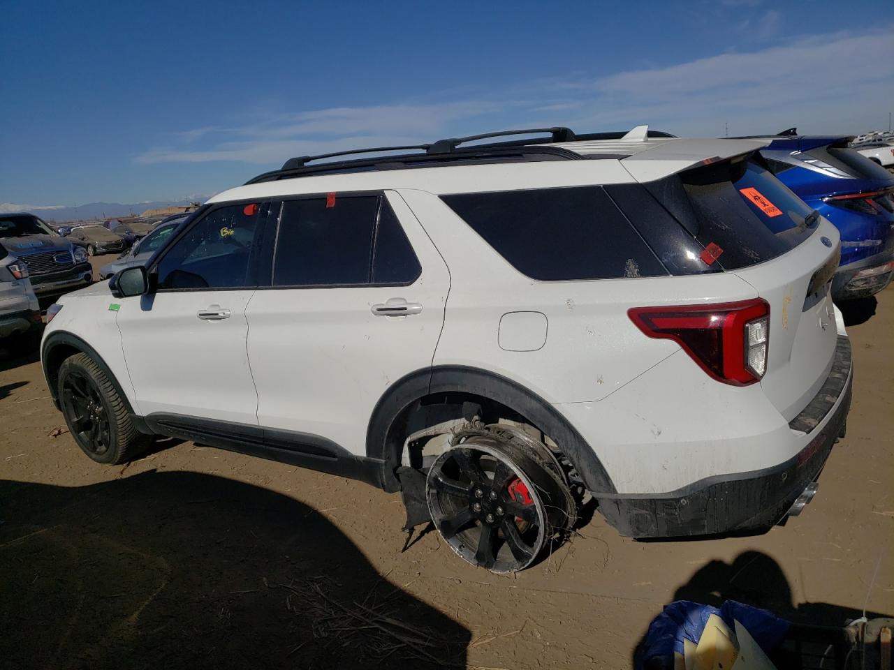 Image 2 of 2021 FORD EXPLORER ST 2021 with VIN 1FM5K8GC9MGC22088