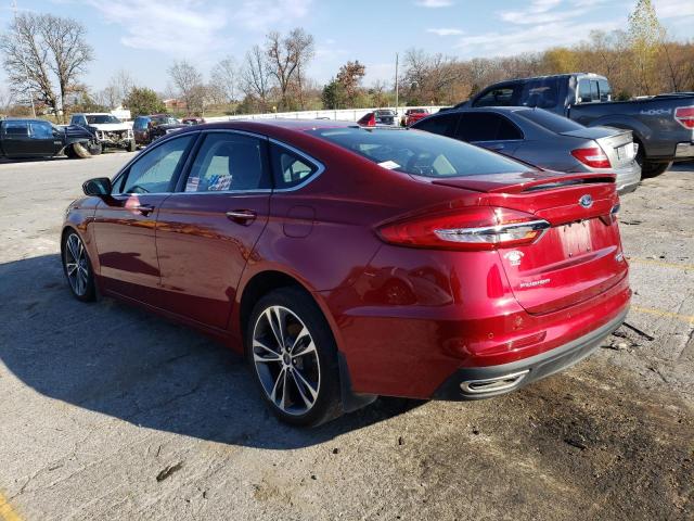 Image 3 of 2019 FORD FUSION TITANIUM 2019 with VIN 3FA6P0D97KR153014