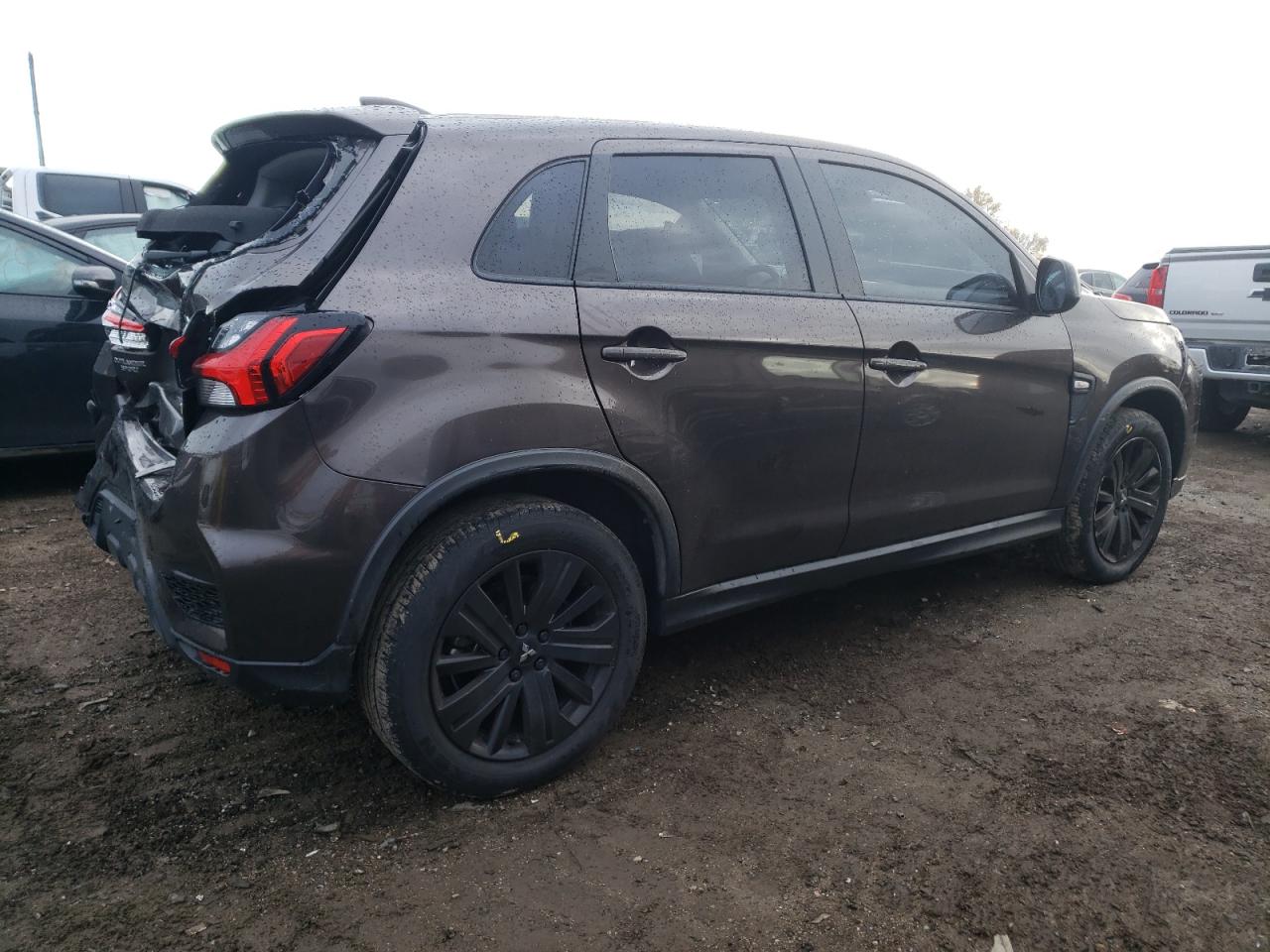 Image 3 of 2022 MITSUBISHI OUTLANDER SPORT ES 2022 with VIN JA4APUAU1NU001127
