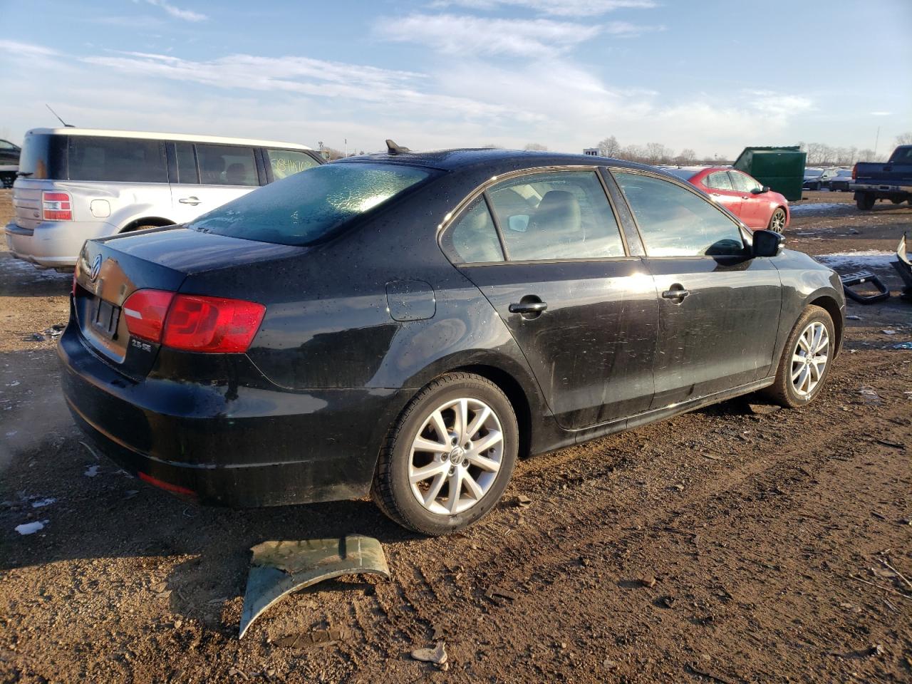 Image 3 of 2012 VOLKSWAGEN JETTA SE 2012 with VIN 3VWDX7AJ5CM129167