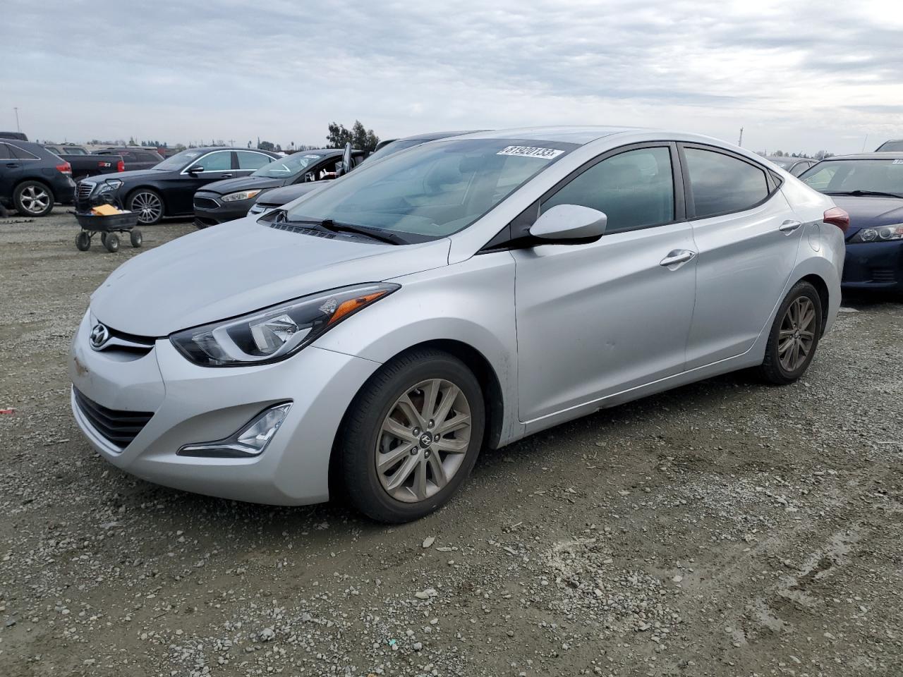 Image 1 of 2014 HYUNDAI ELANTRA SE 2014 with VIN KMHDH4AE3EU124156
