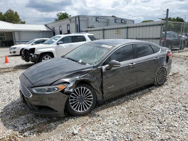 Image 1 of 2018 FORD FUSION TITANIUM/PLATINUM HEV 2018 with VIN 3FA6P0RU7JR132014