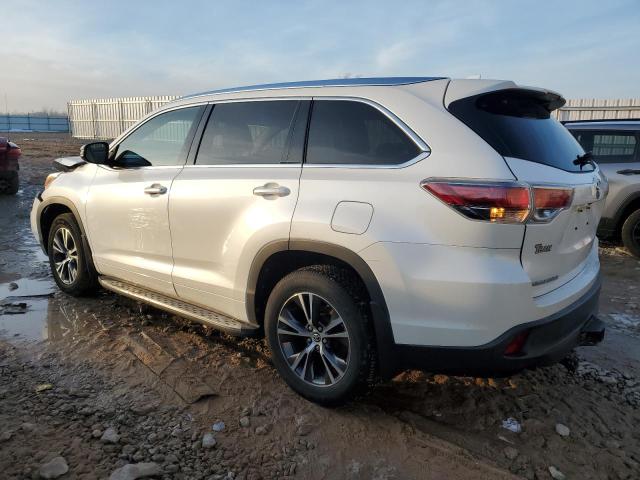 Image 2 of 2016 TOYOTA HIGHLANDER XLE 2016 with VIN 5TDKKRFH5GS135812