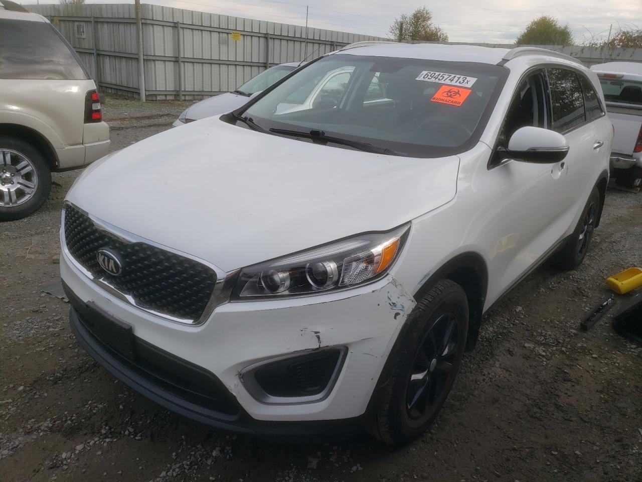 Image 1 of 2018 KIA SORENTO LX 2018 with VIN 5XYPG4A36JG348035