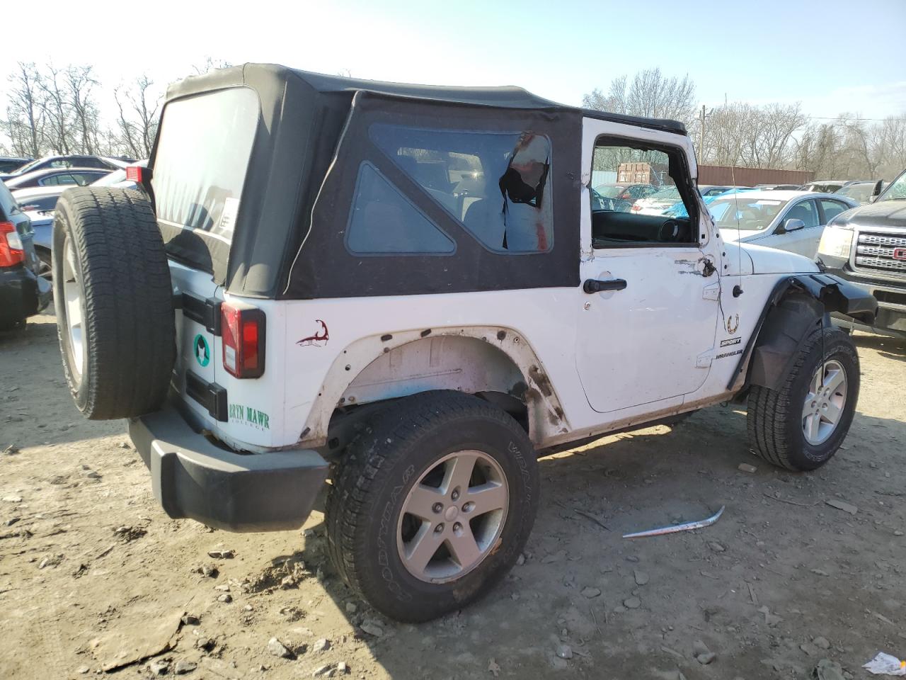 Image 3 of 2017 JEEP WRANGLER SPORT 2017 with VIN 1C4AJWAG2HL583536