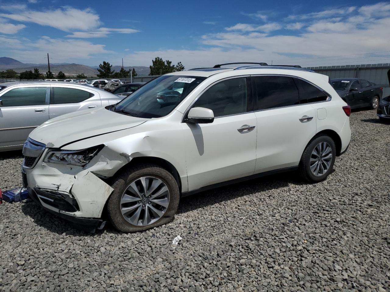 Image 1 of 2015 ACURA MDX TECHNOLOGY 2015 with VIN 5FRYD4H47FB031003