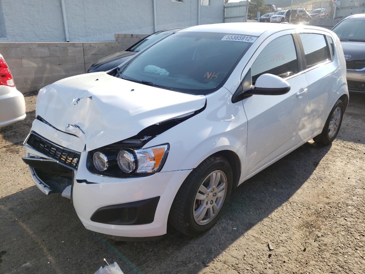 Image 2 of 2016 CHEVROLET SONIC LT 2016 with VIN 1G1JC6SH7G4159546