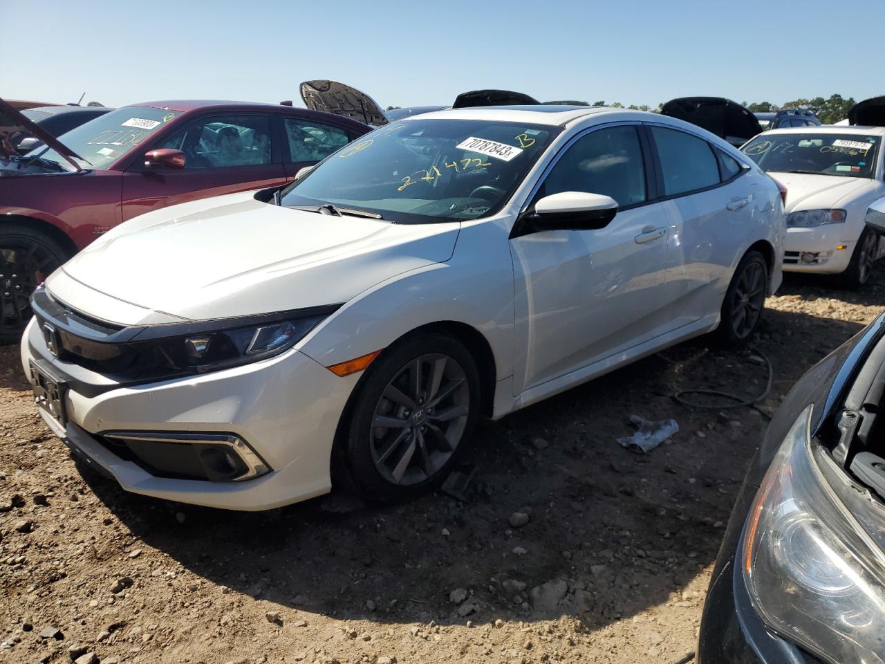 Image 1 of 2020 HONDA CIVIC EX 2020 with VIN 19XFC1F39LE221472