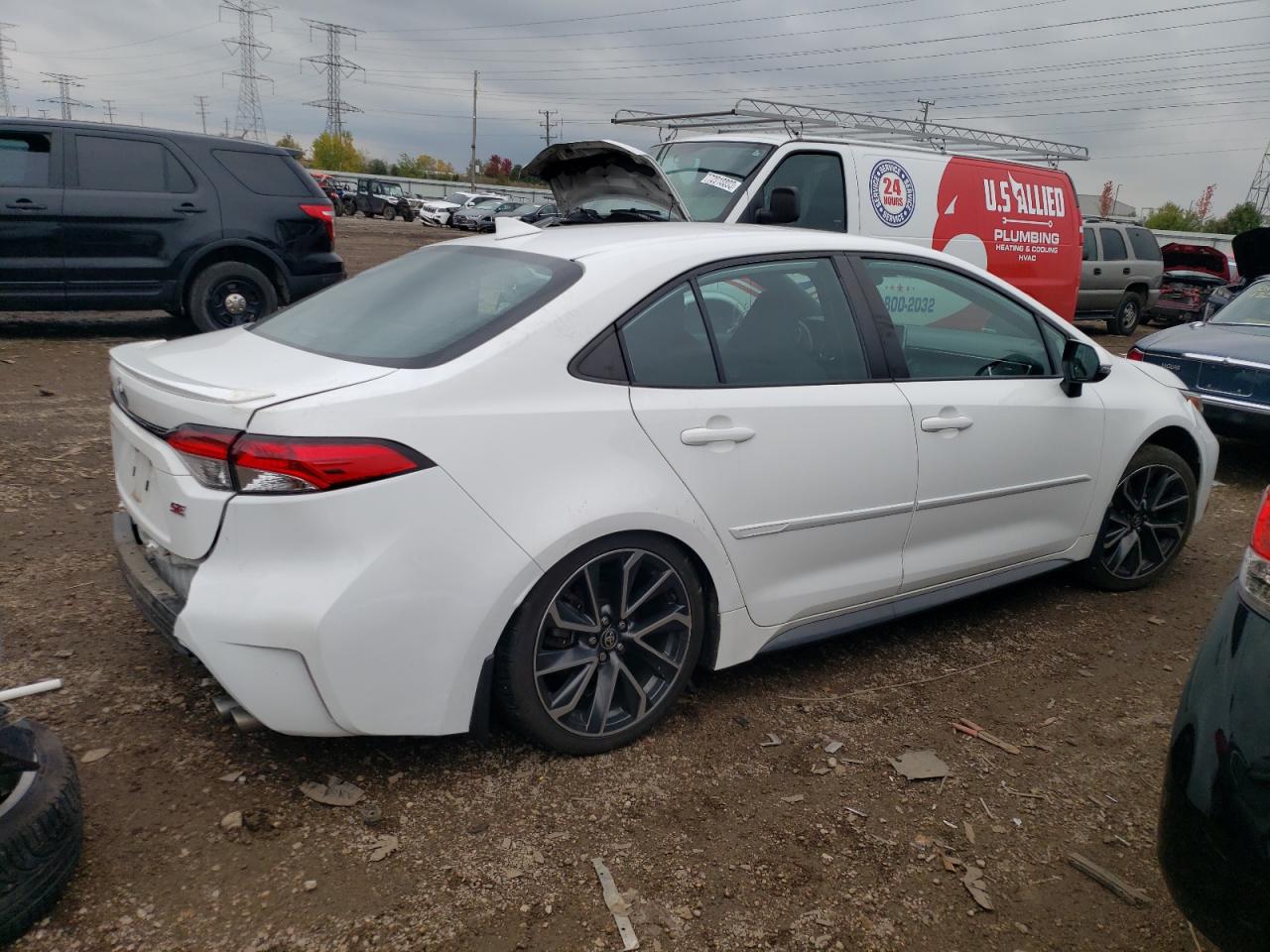 Изображение 3 2020 TOYOTA COROLLA SE 2020 с VIN 5YFS4RCE3LP022027