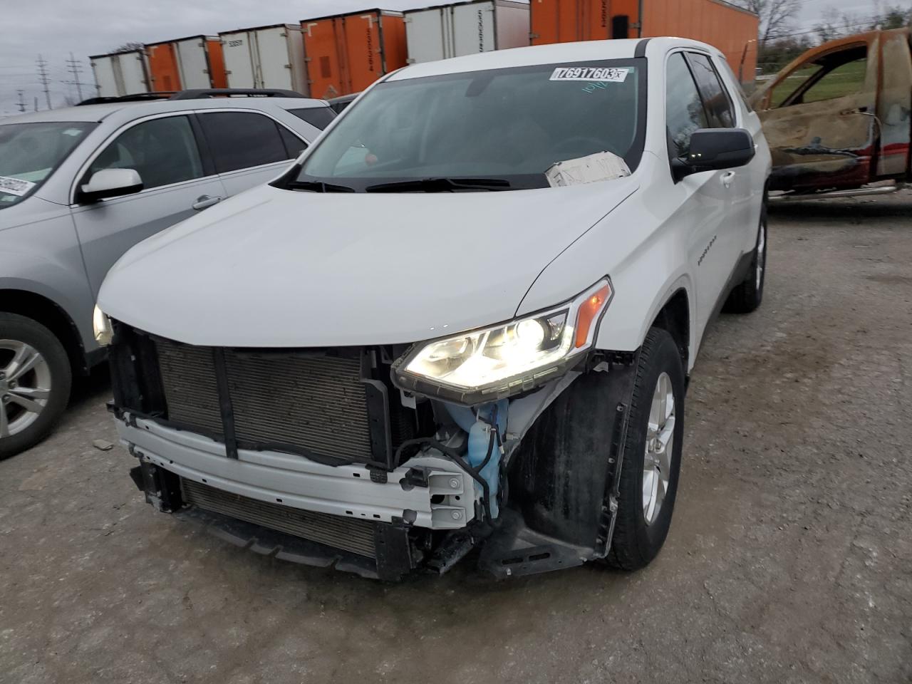 Image 1 of 2021 CHEVROLET TRAVERSE LS 2021 with VIN 1GNERFKW1MJ265274