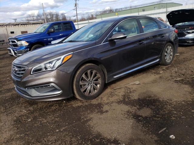 Image 1 of 2017 HYUNDAI SONATA SPORT 2017 with VIN 5NPE34AF9HH450980