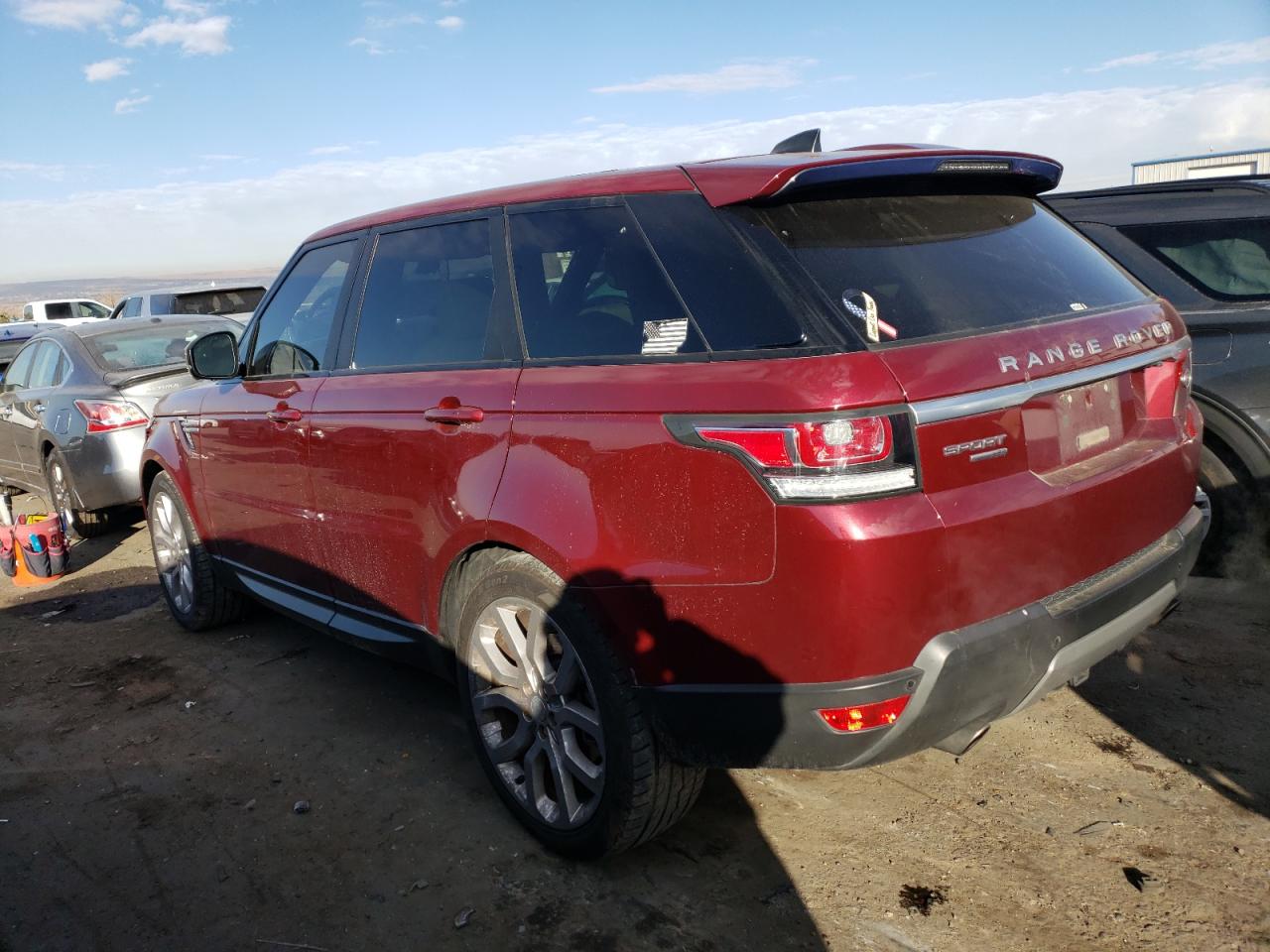 Image 2 of 2017 LAND ROVER RANGE ROVER SPORT HSE 2017 with VIN SALWR2FV8HA681747