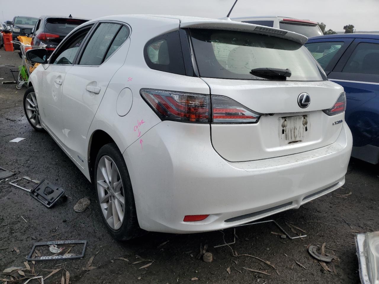 Image 2 of 2012 LEXUS CT 200 2012 with VIN JTHKD5BH0C2106095