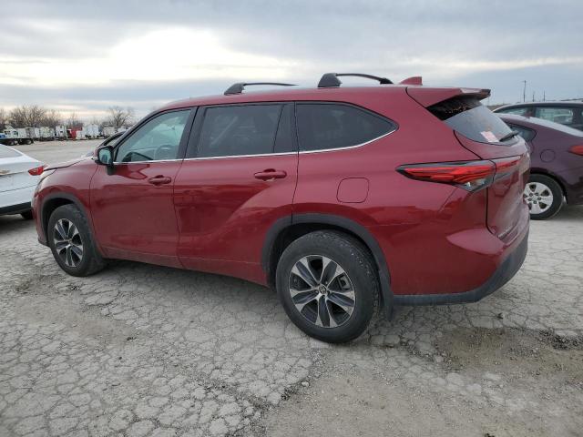 Image 2 of 2020 TOYOTA HIGHLANDER XLE 2020 with VIN 5TDHZRBH2LS512313