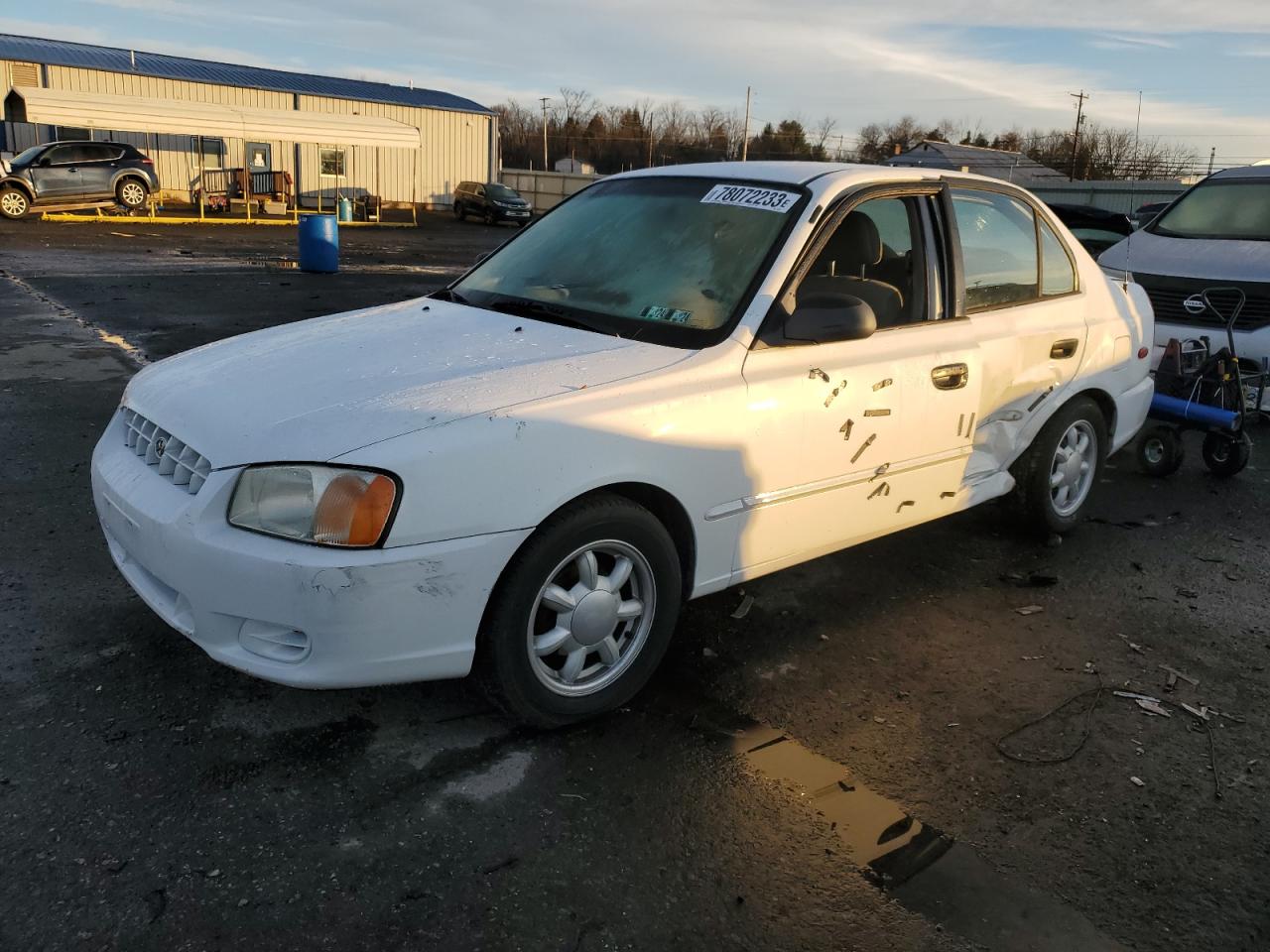 Изображение 1 2000 HYUNDAI ACCENT GL 2000 с VIN KMHCG45G6YU109245