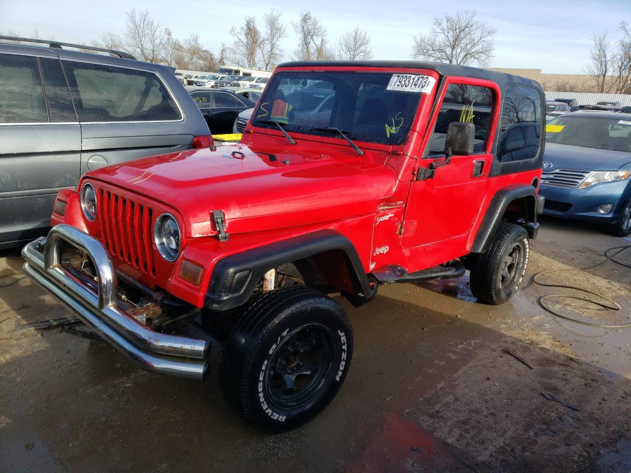 Изображение 1 2001 JEEP WRANGLER / TJ SPORT 2001 с VIN 1J4FA49S11P325097