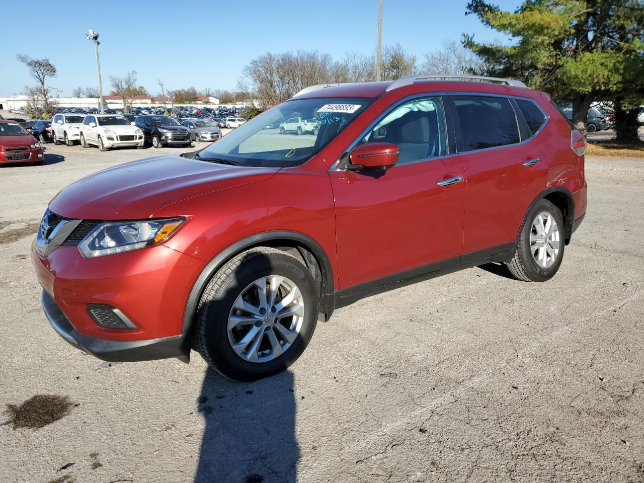 Image 1 of 2016 NISSAN ROGUE S 2016 with VIN KNMAT2MV4GP665045