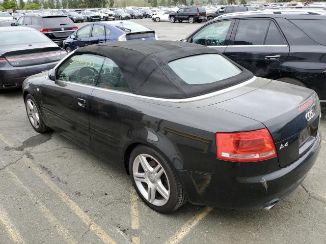 Image 2 of 2008 AUDI A4 2.0T CABRIOLET QUATTRO 2008 with VIN WAUDF48HX8K007973