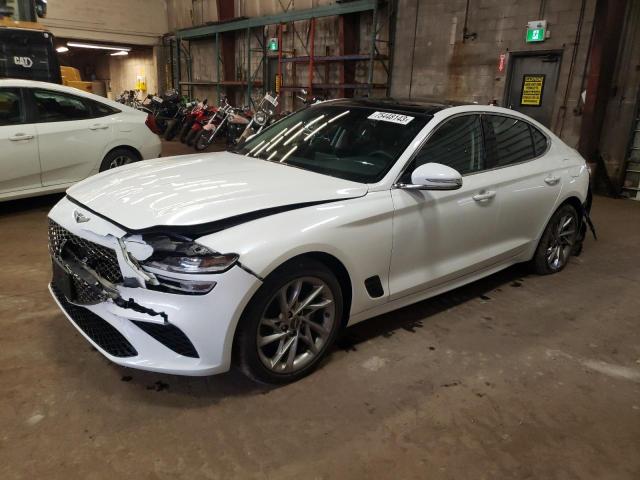 Image 1 of 2022 GENESIS G70 BASE 2022 with VIN KMTG34TA6NU086384