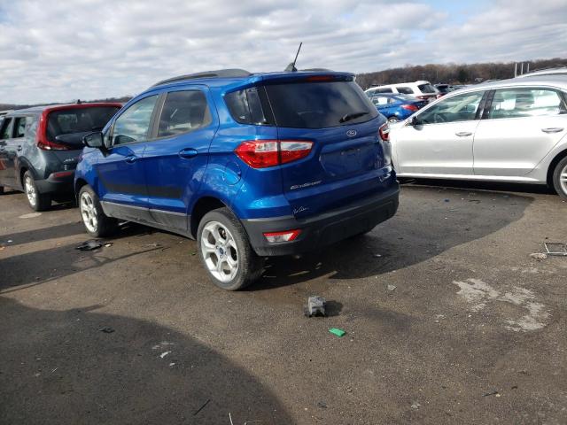 Изображение 2 2022 FORD ECOSPORT SE 2022 с VIN MAJ6S3GL7NC462203