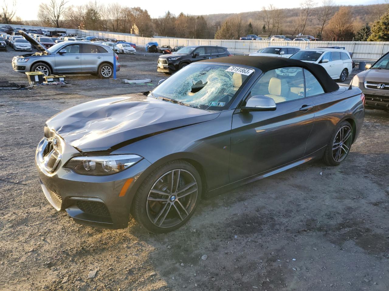 Image 1 of 2019 BMW M240XI  2019 with VIN WBA2N3C56KVE45951