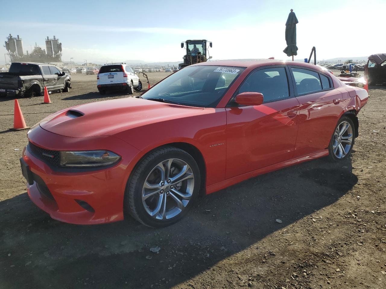 Image 1 of 2022 DODGE CHARGER R/T 2022 with VIN 2C3CDXCT1NH210713