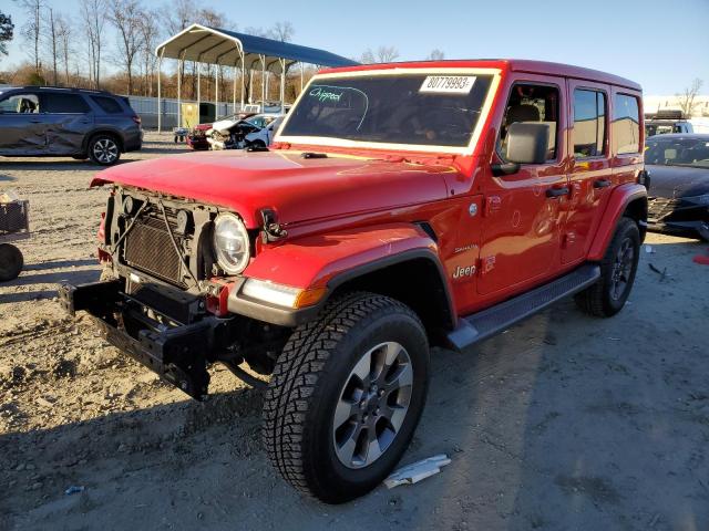 Image 1 of 2018 JEEP WRANGLER UNLIMITED SAHARA 2018 with VIN 1C4HJXEN2JW295260