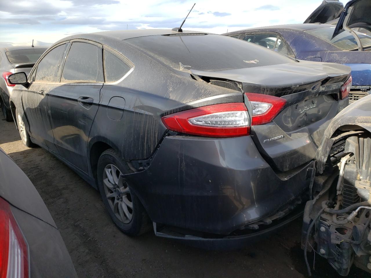 Image 2 of 2015 FORD FUSION S 2015 with VIN 3FA6P0G72FR271908