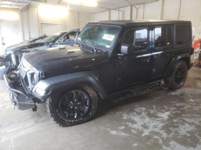 Image 1 of 2021 JEEP WRANGLER UNLIMITED SPORT 2021 with VIN 1C4HJXDG3MW636379