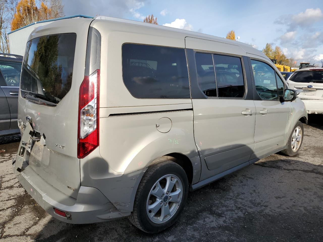 Obraz 3 z 2014 FORD TRANSIT CONNECT XLT 2014 z VIN NM0GE9F72E1151977