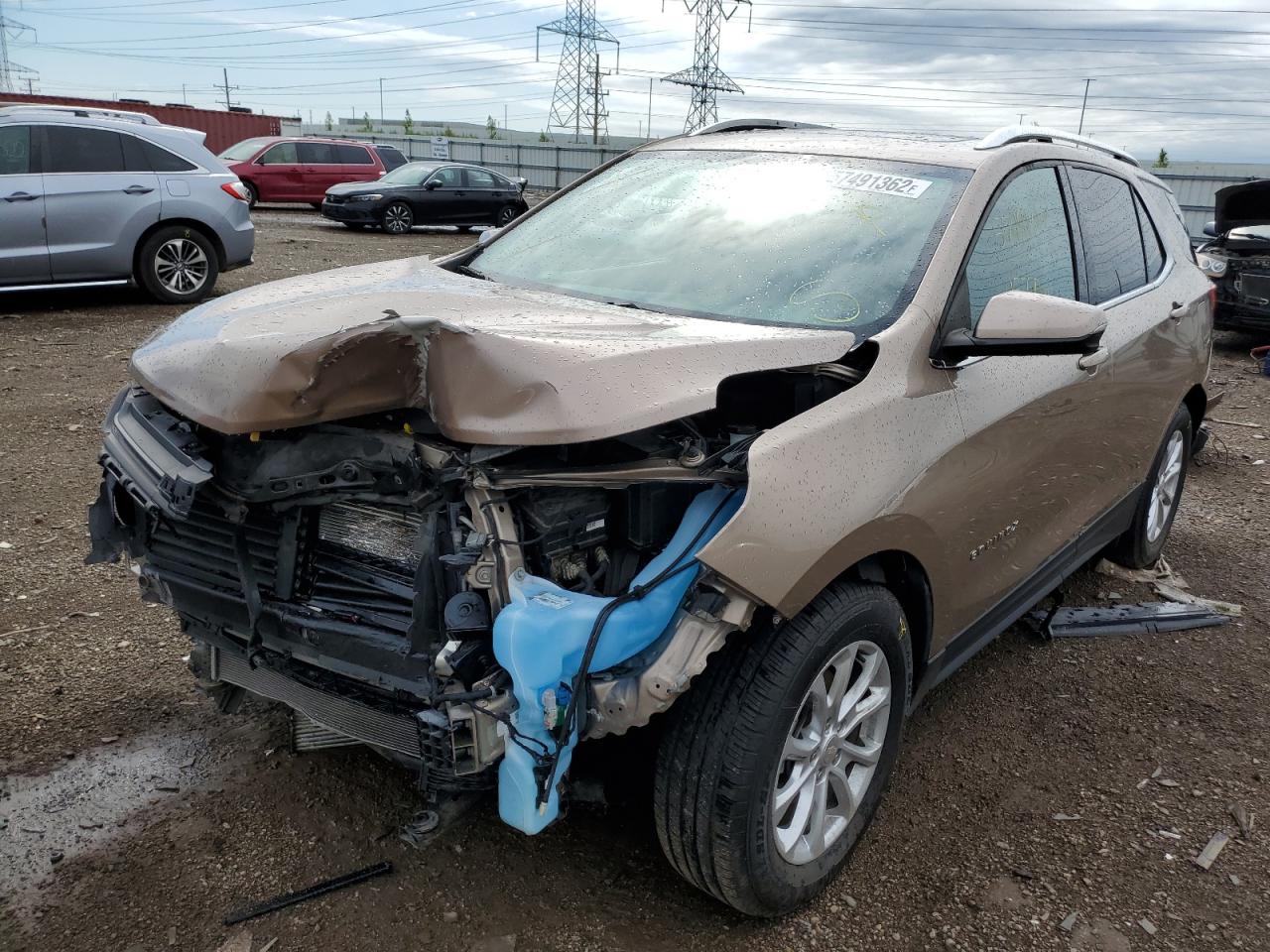 Image 2 of 2018 CHEVROLET EQUINOX LT 2018 with VIN 3GNAXJEV7JL107035