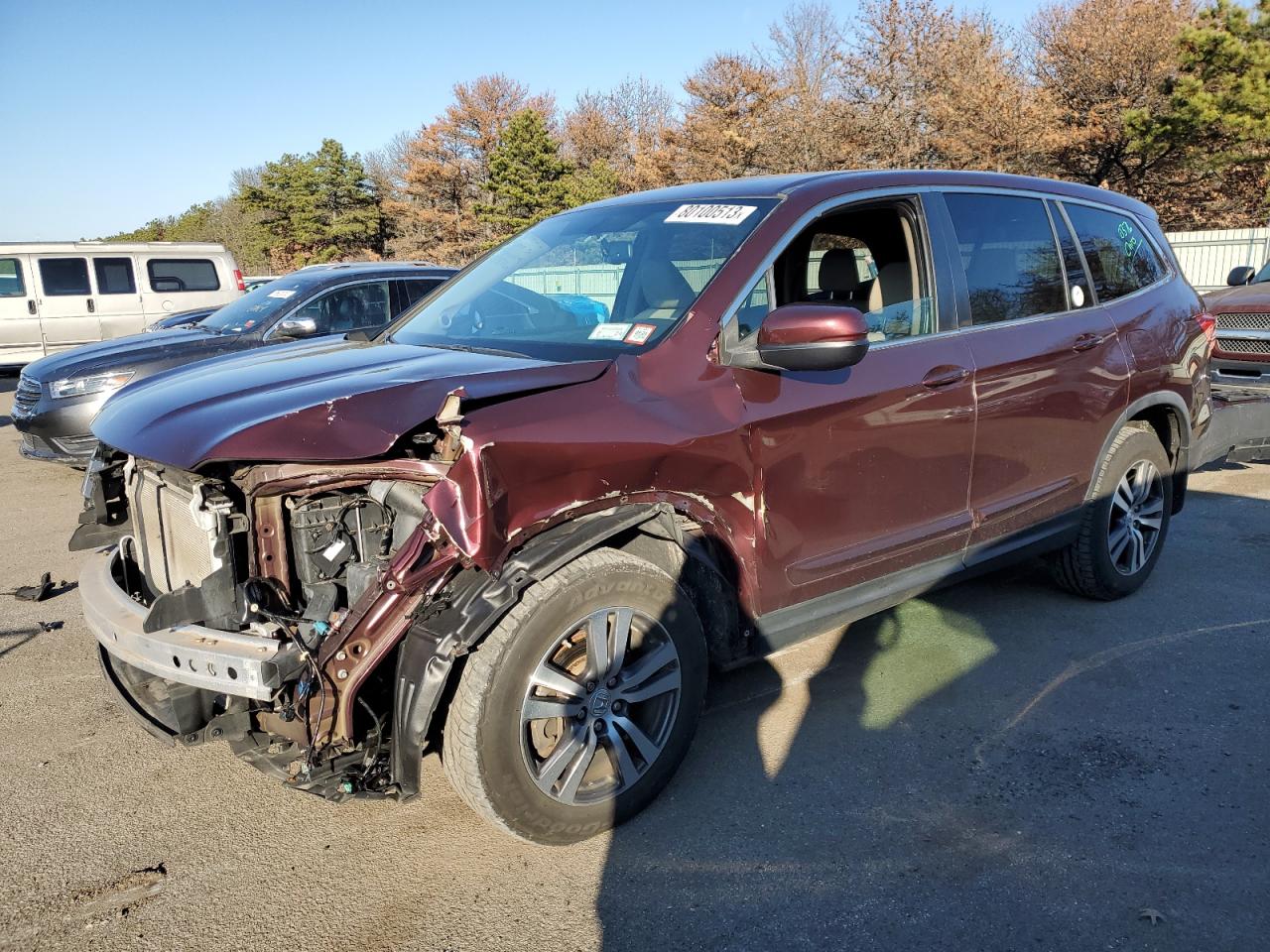 Изображение 1 2016 HONDA PILOT EXL 2016 с VIN 5FNYF6H59GB014995