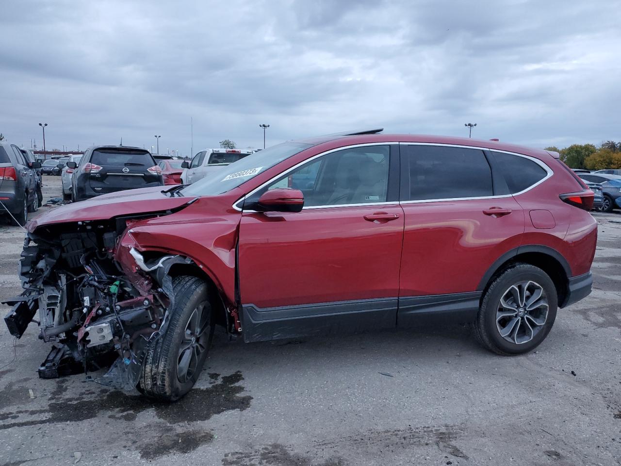 Image 1 of 2022 HONDA CR-V EXL 2022 with VIN 7FARW2H80NE025425