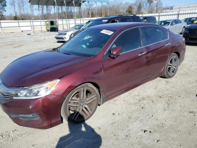 Изображение 1 2016 HONDA ACCORD SPORT 2016 с VIN 1HGCR2F56GA020213