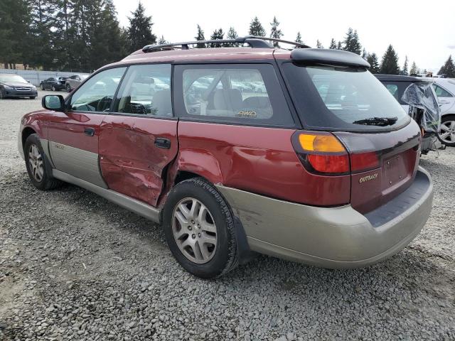 Image 2 of 2002 SUBARU LEGACY OUTBACK 2002 with VIN 4S3BH665627607005